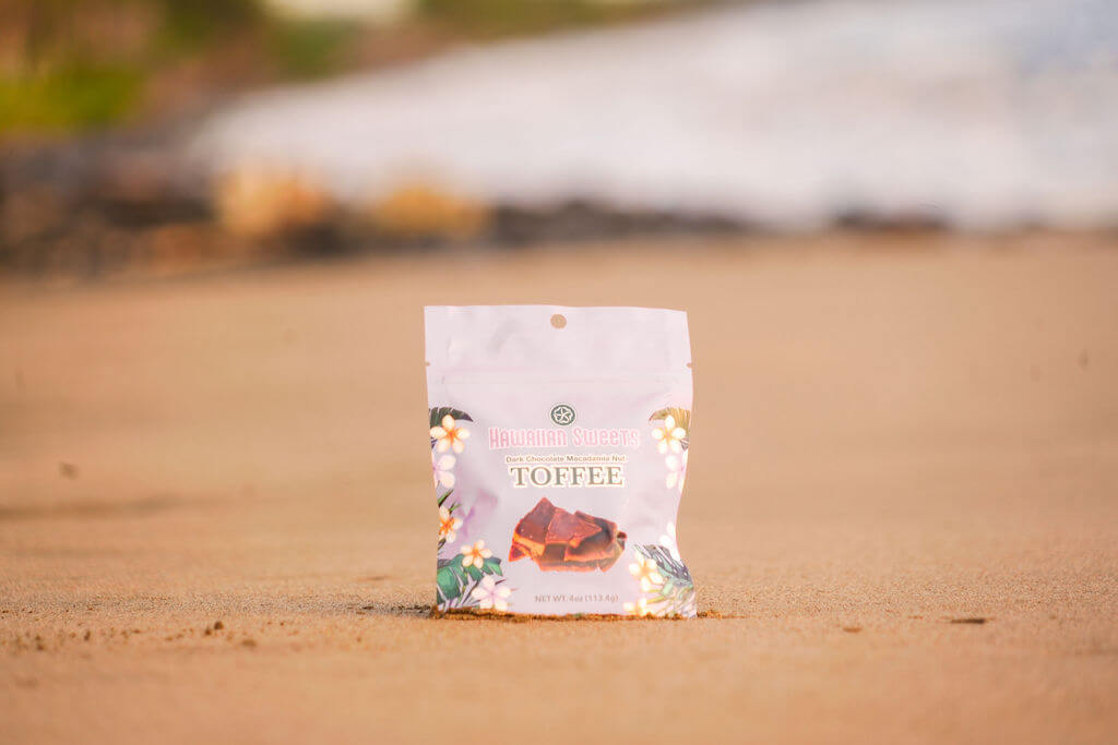 Dark Chocolate Macadamia Nut Toffee