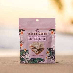 White Chocolate Macadamia Nut Brittle