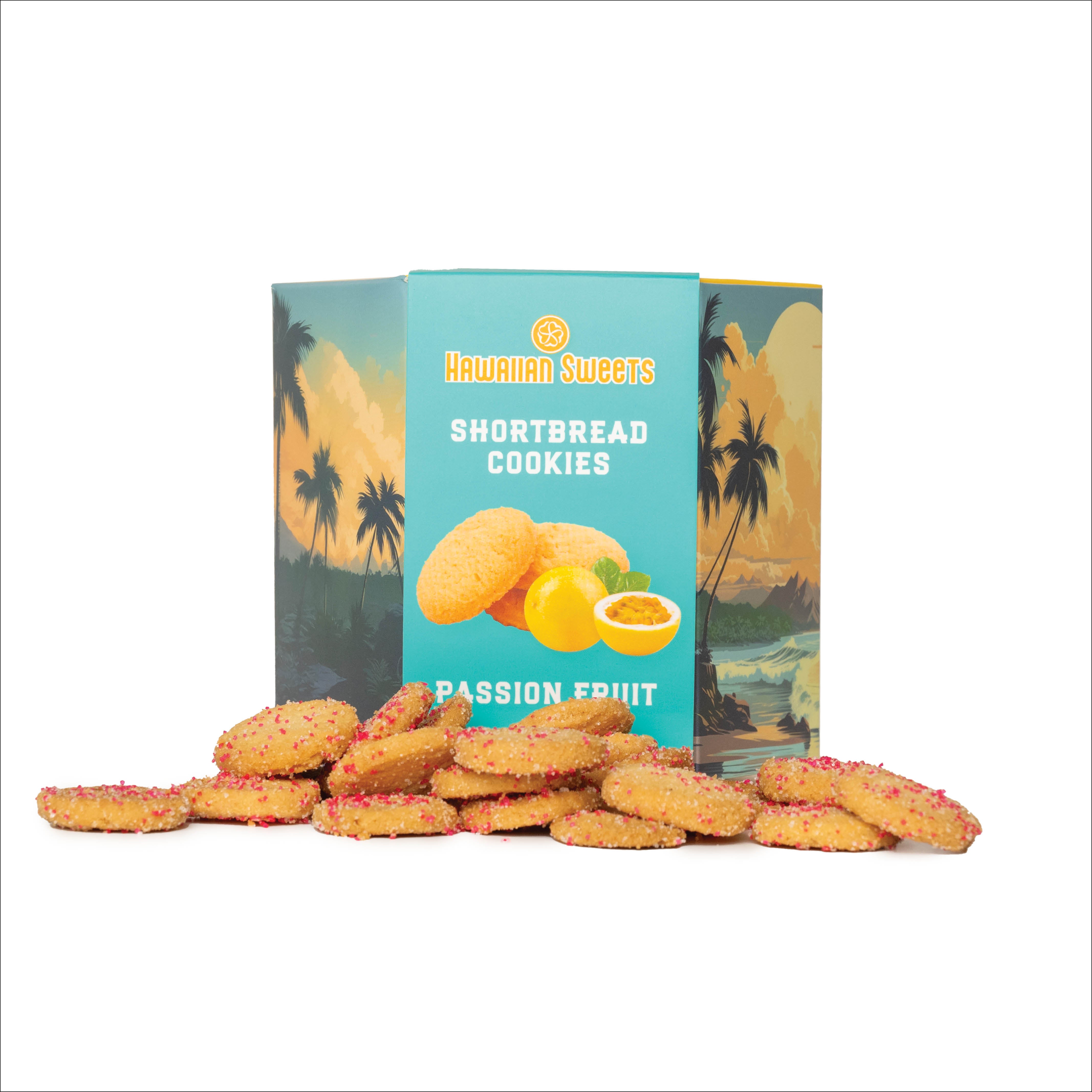 Passion Fruit Lilikoi Short Bread Cookies | Hawaii Shortbread Cookies