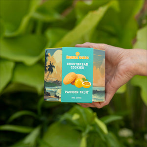 Passion Fruit Lilikoi Shortbread Cookies