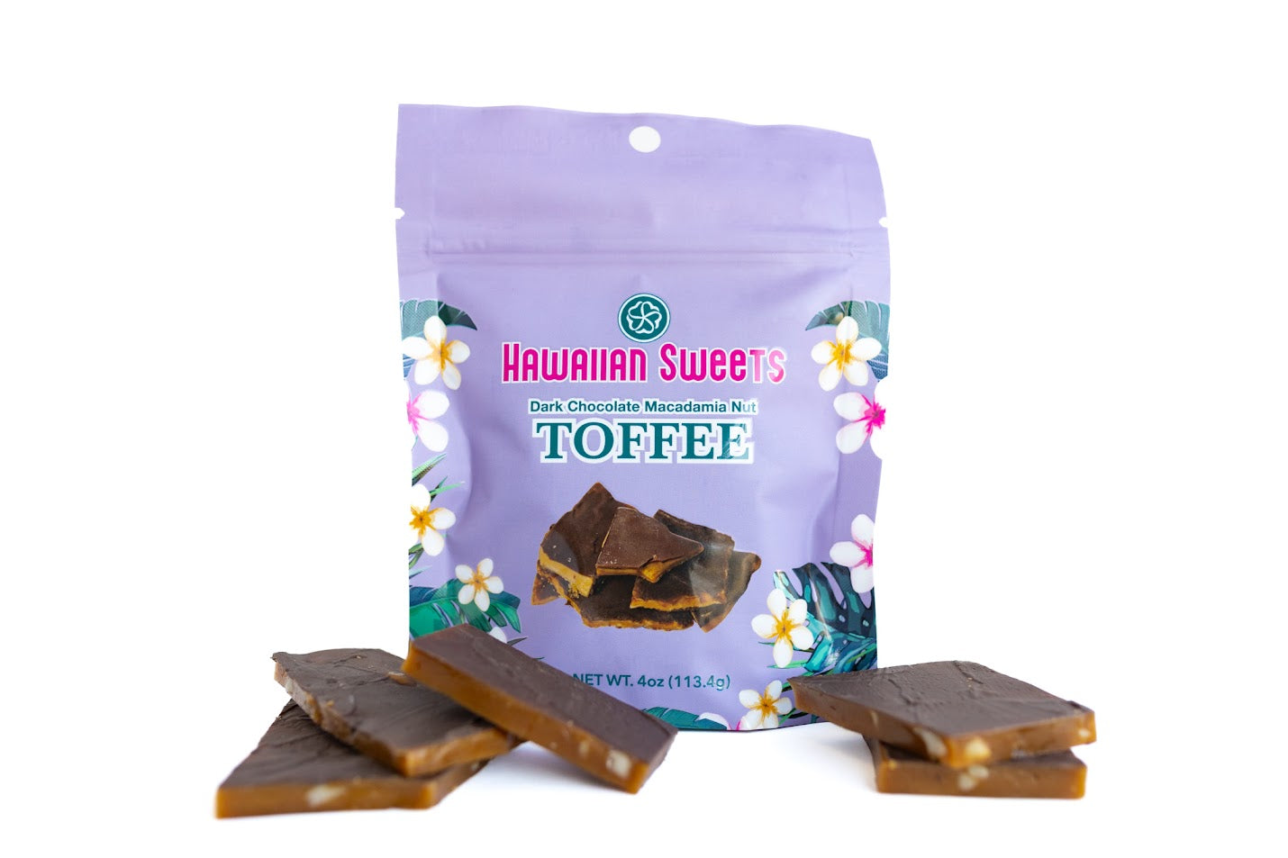 Dark Chocolate Macadamia Nut Toffee