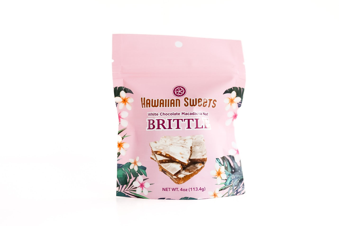 White Chocolate Macadamia Nut Brittle