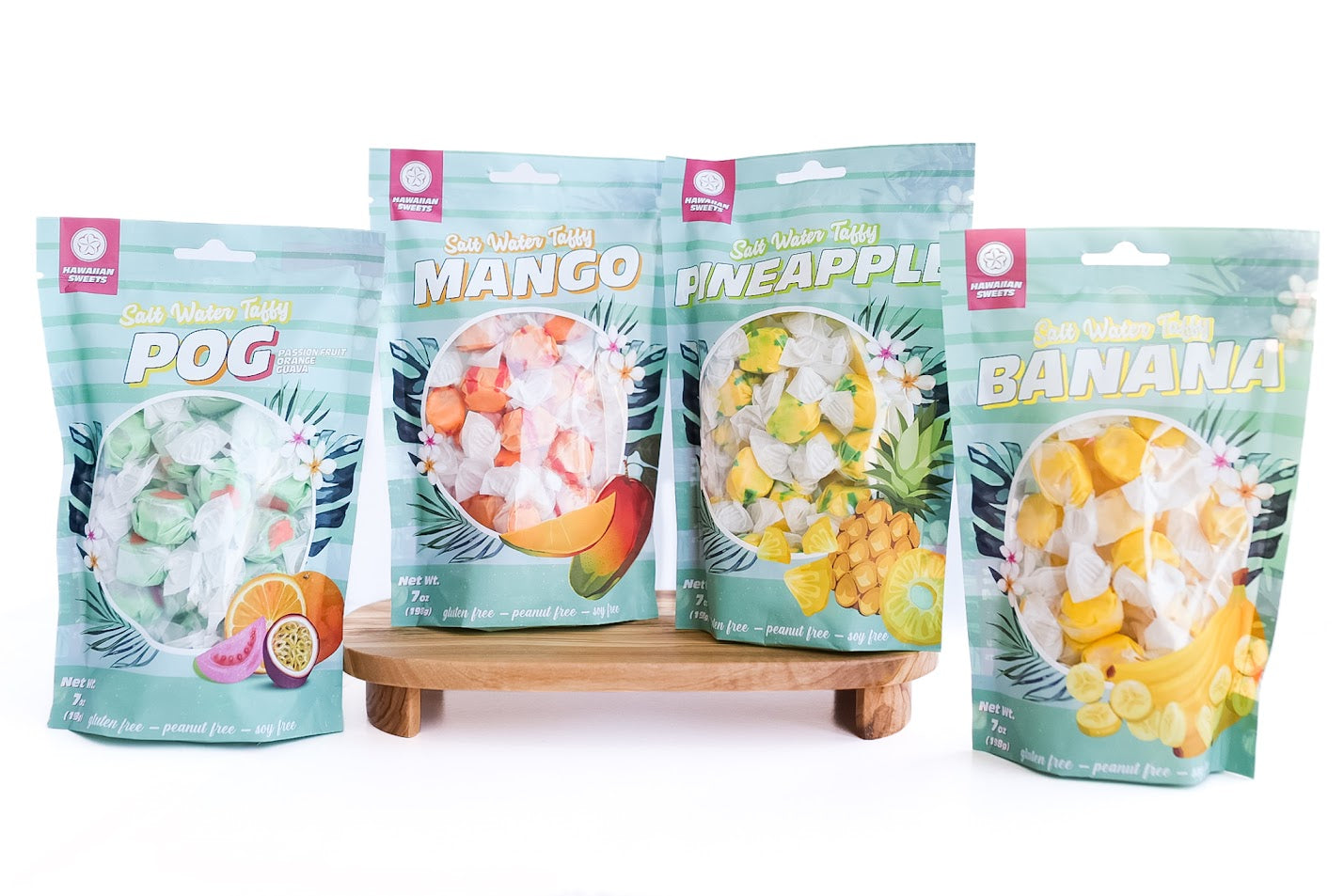 Solo Flavored Taffy Gift Set | Banana, Mango, Pineapple & POG