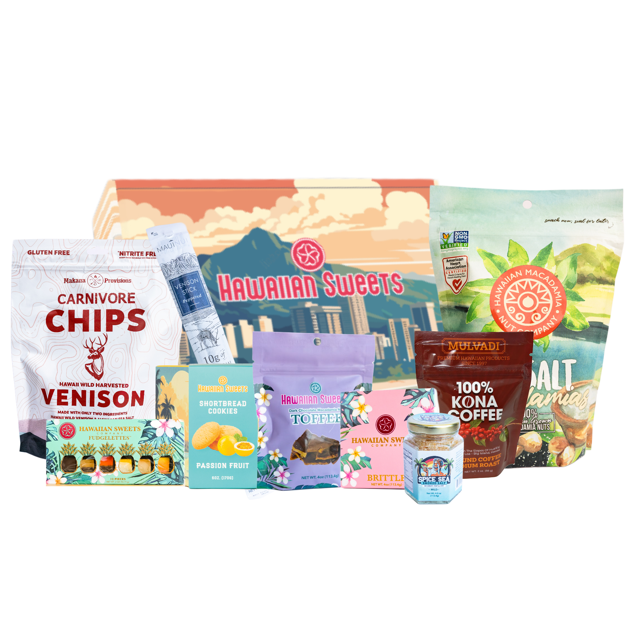 Made in Hawaii Sweets & Snacks Gift Box - Premium