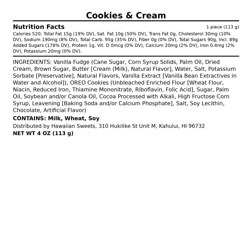 Cookies & Cream Fudge