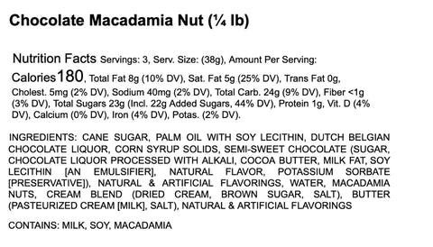 Chocolate Macadamia Nut Fudge