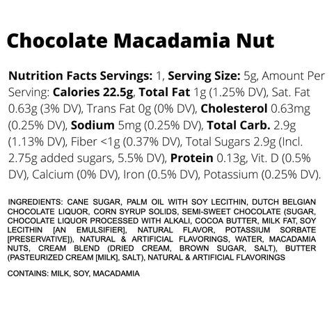 Chocolate Macadamia Nut Fudgelettes™