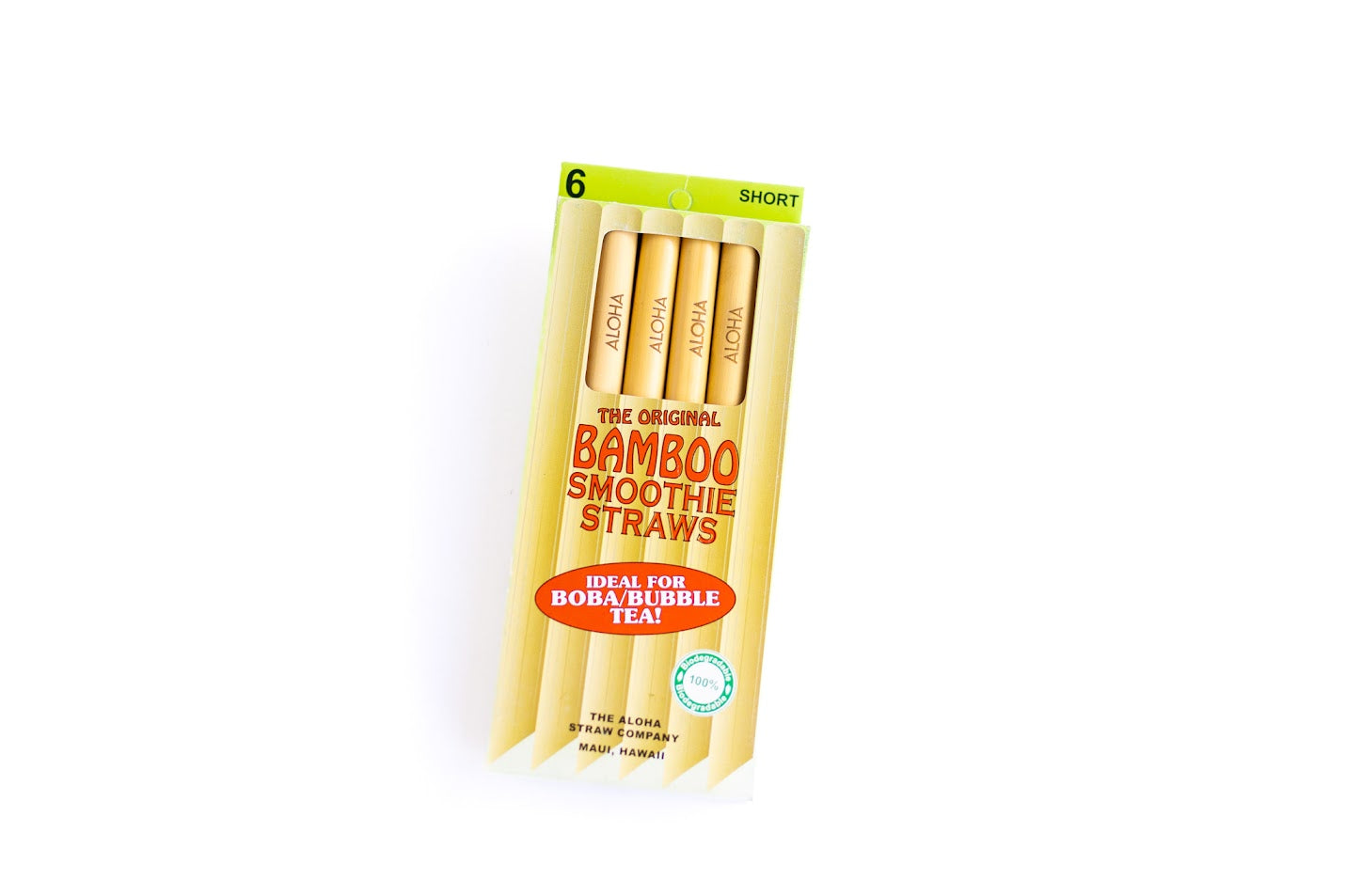 Reusable Bamboo Straws - Short