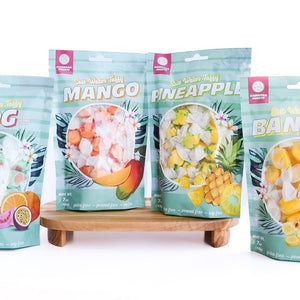 Solo Flavored Taffy Gift Set | Banana, Mango, Pineapple & POG