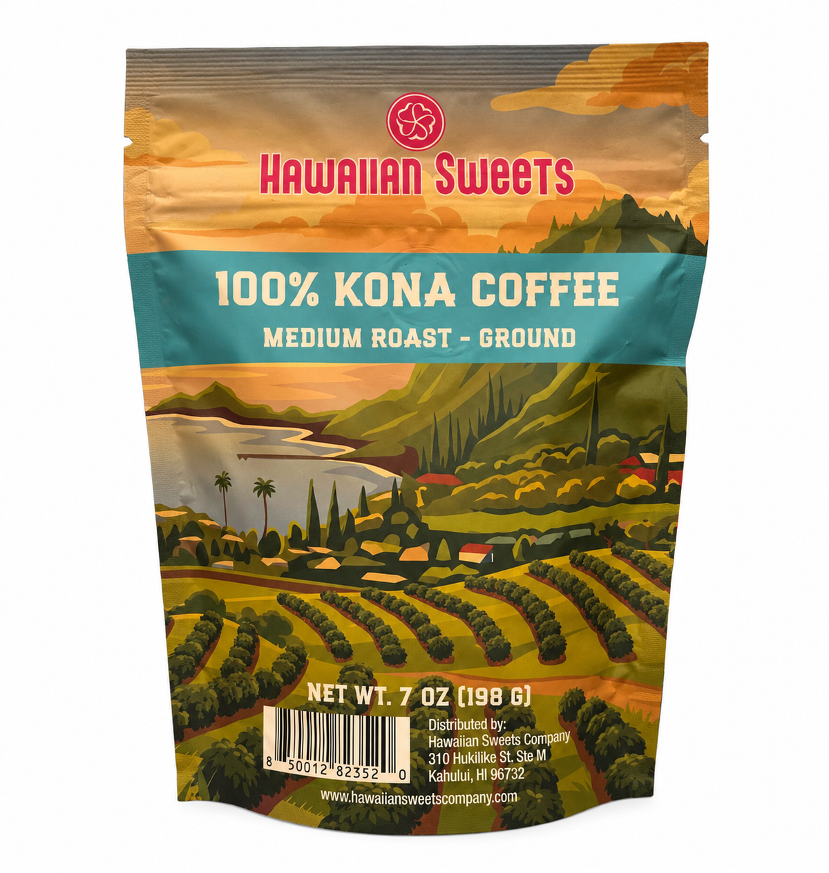 7oz 100% Kona Coffee Grounds