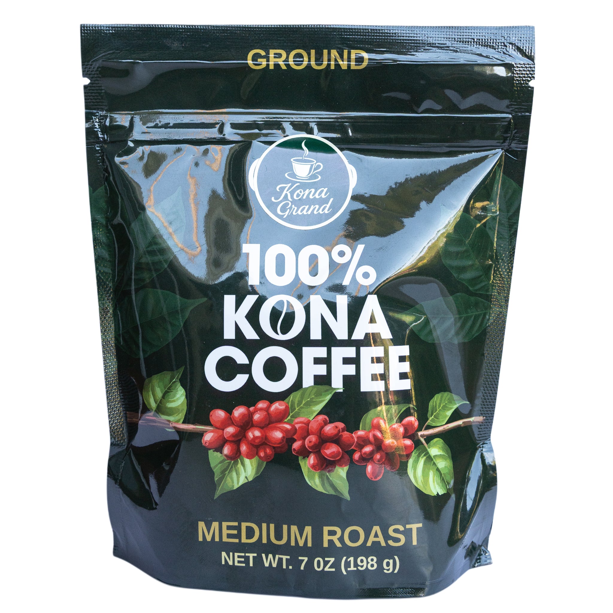 7oz 100% Ground Kona Coffee