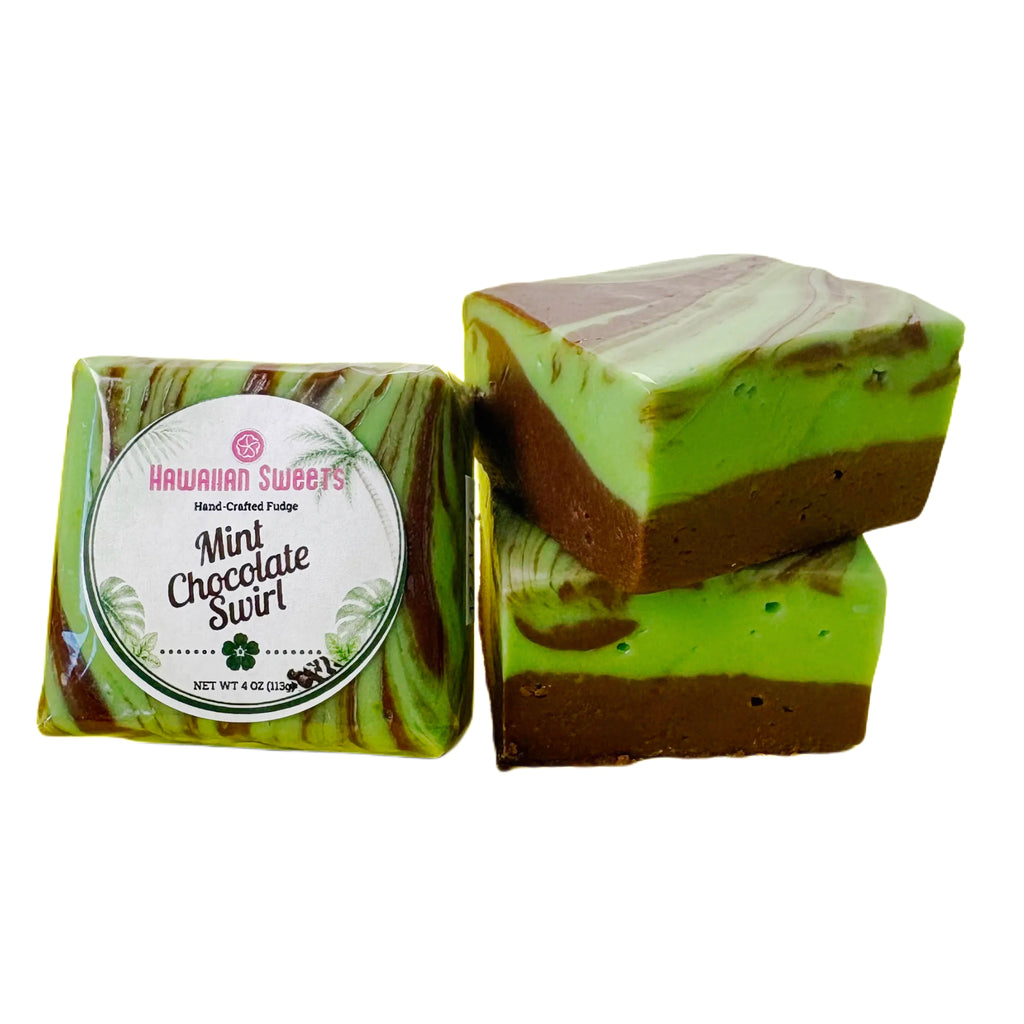 Mint Chocolate Swirl Fudge