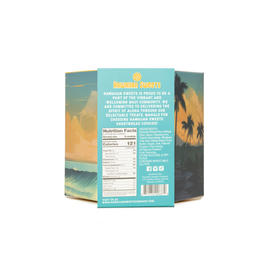 Passion Fruit Lilikoi Shortbread Cookies