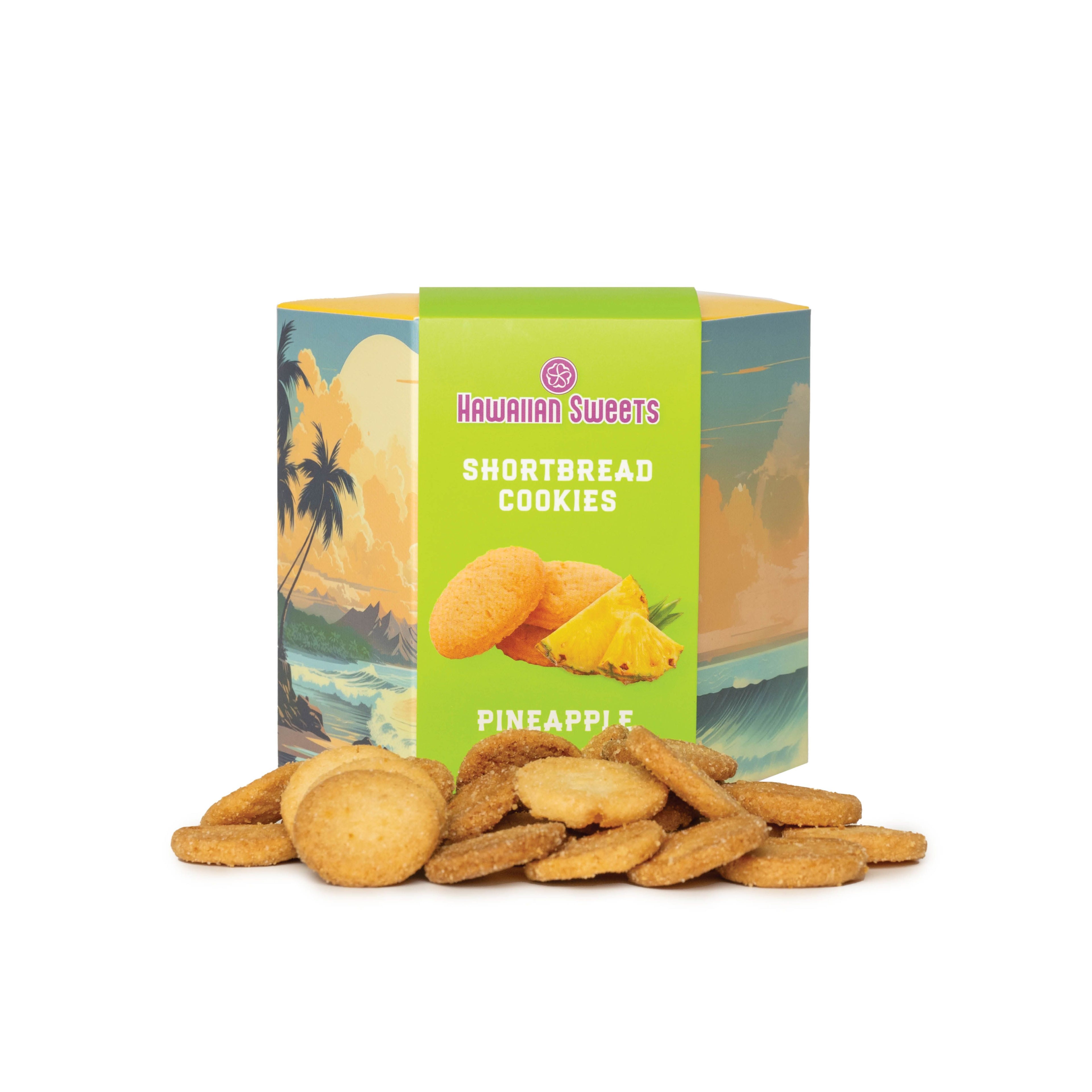 Pineapple Shortbread Cookies