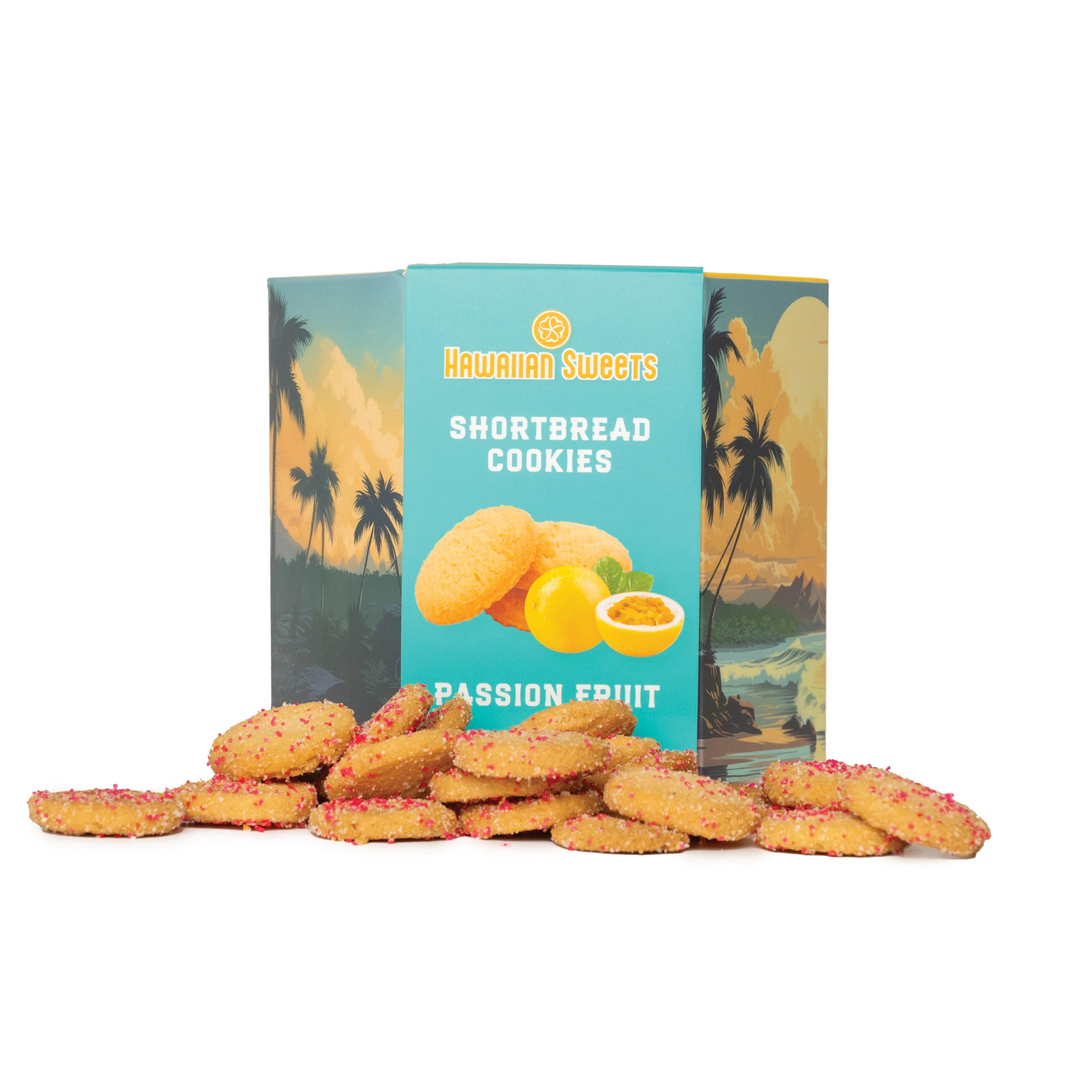 Passion Fruit Lilikoi Shortbread Cookies