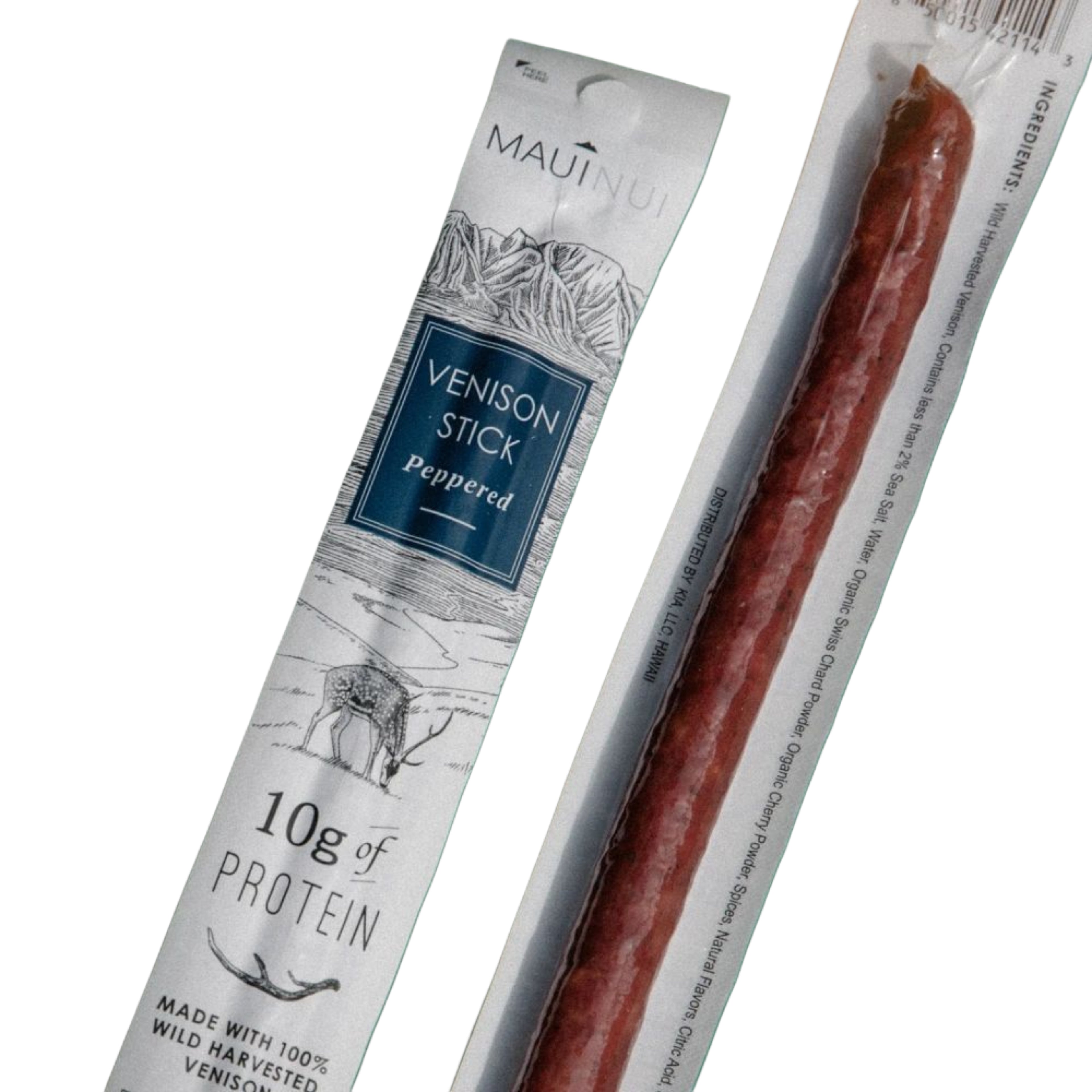 Maui Nui Venison Stick - Peppered